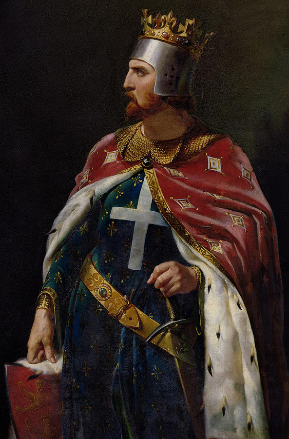 Portrait Painting - Richard I the Lionheart by Merry Joseph Blondel