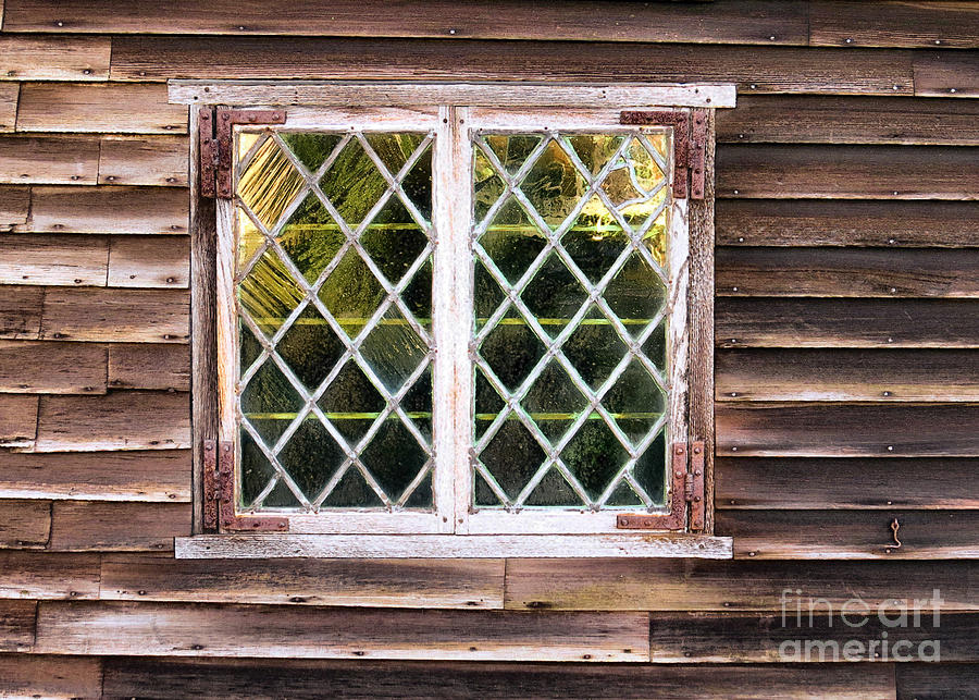 Richard Sparrow House Windows Photograph by Janice Drew