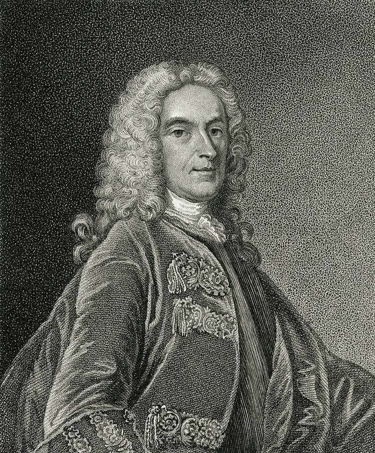 Richard Temple, Viscount Cobham Drawing by Mary Evans Picture Library ...