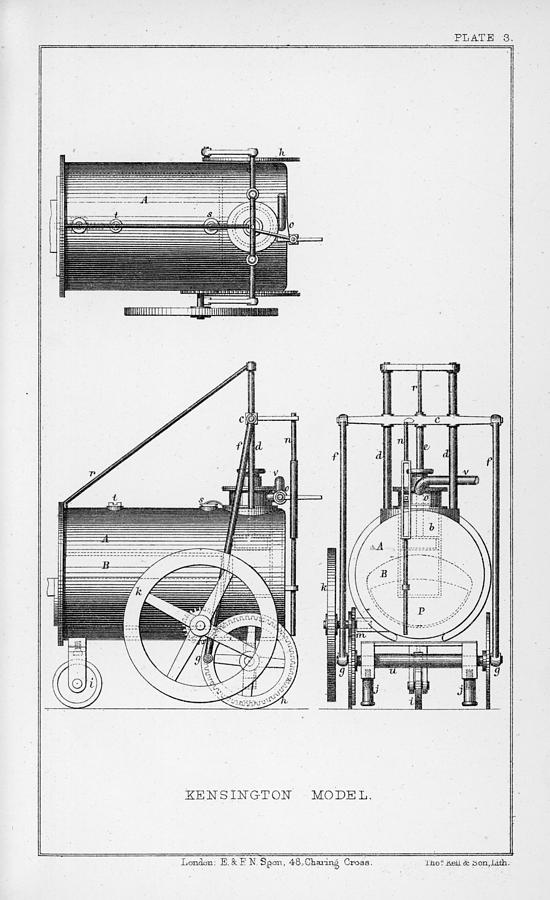 Richard Trevithwick's Kensington Model Drawing by Mary Evans Picture ...