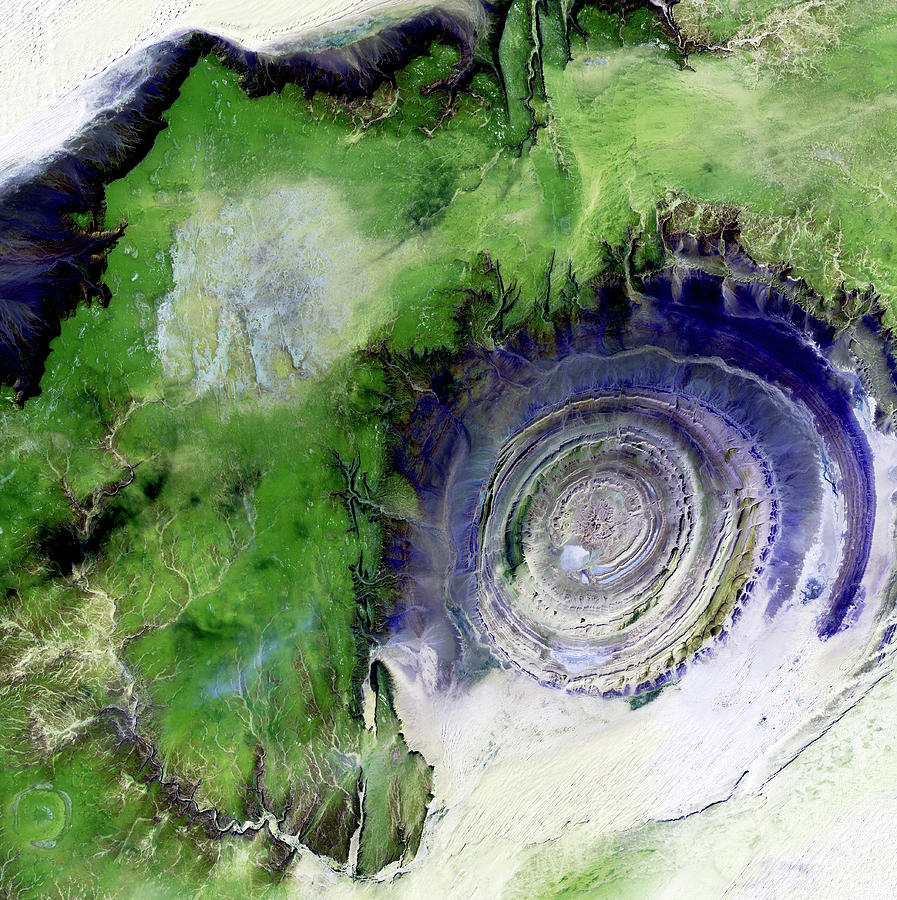 Richat Structure Photograph by Nasa