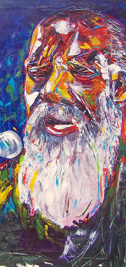 Richie Havens Painting - Richie Havens - Freedom by Valerie Wolf Richie Havens Painting - Richie Havens - Freedom by Valerie Wolf