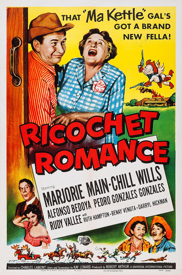 Rudy Movie Photograph - Richochet Romance, Us Poster, Top by Everett