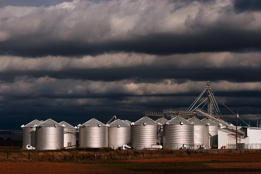 Richvale Silos Photograph by Robert Woodward