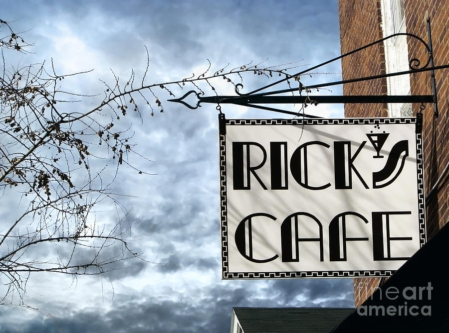 Ricks Cafe Photograph by Ellen Cotton