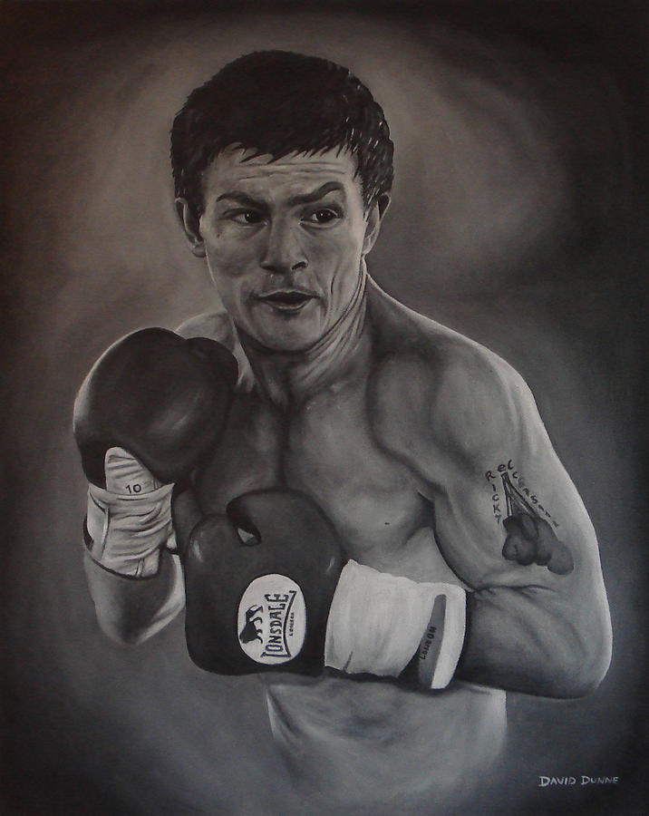 Ricky Hatton Painting by David Dunne