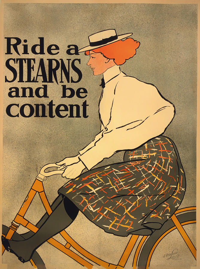 Ride a Stearns and be Content Drawing by Mountain Dreams