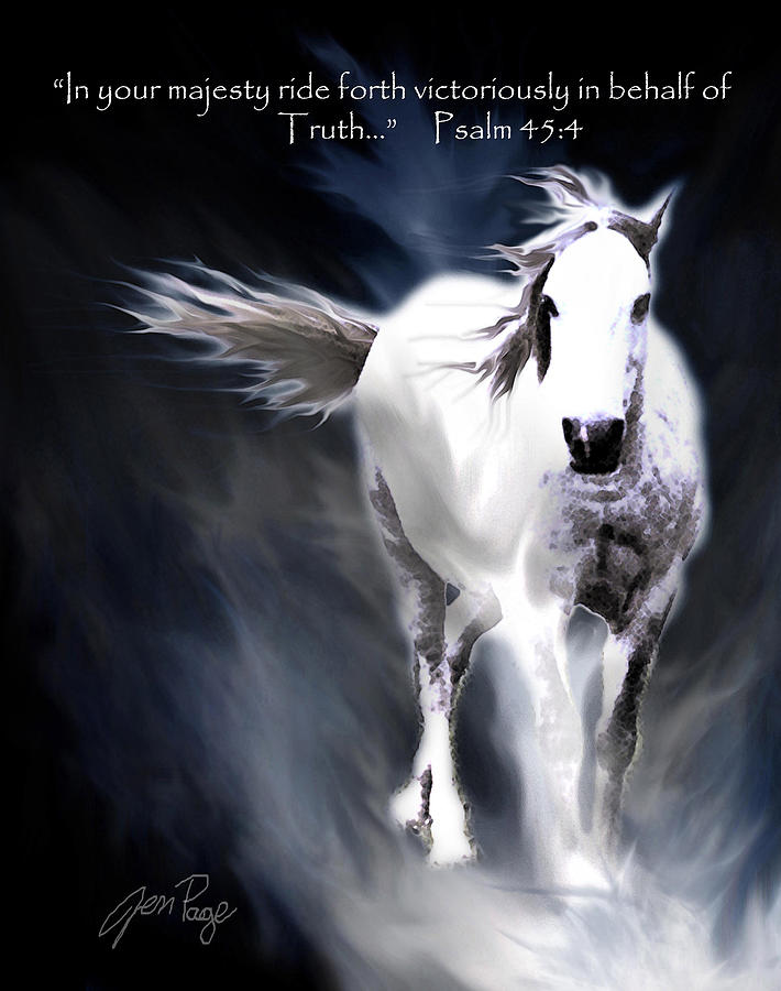 Ride Fourth Victoriously Digital Art by Jennifer Page