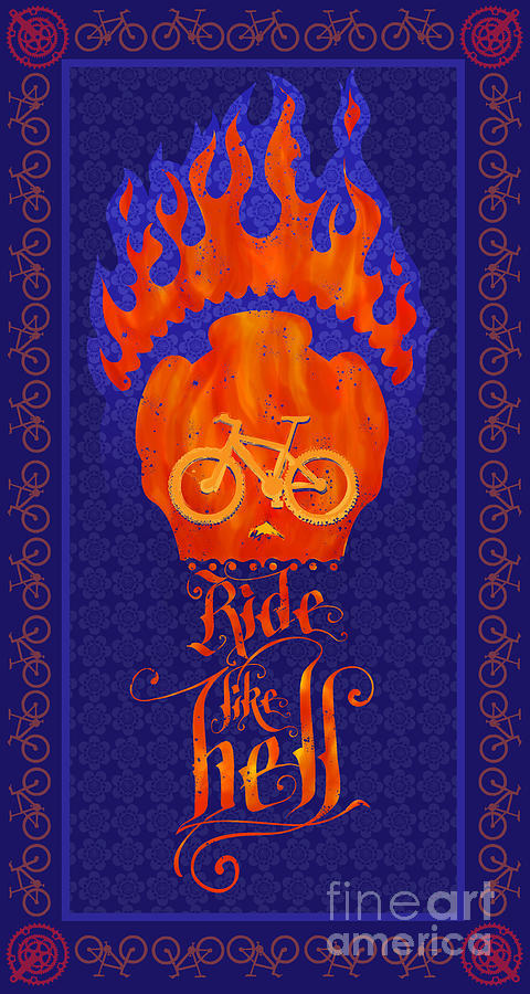 Ride Like Hell Painting by Sassan Filsoof