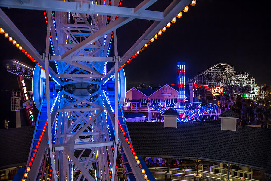 Ride the Kemah Ferris Wheel Photograph by Micah Goff