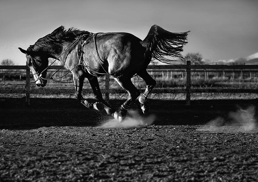 Black And White Photograph - Ride the Lightning by Veselin Malinov