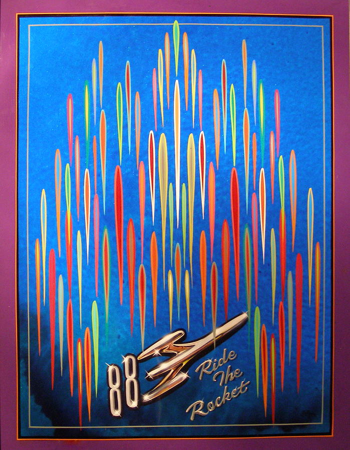 Ride the Rocket 88 Painting by Alan Johnson