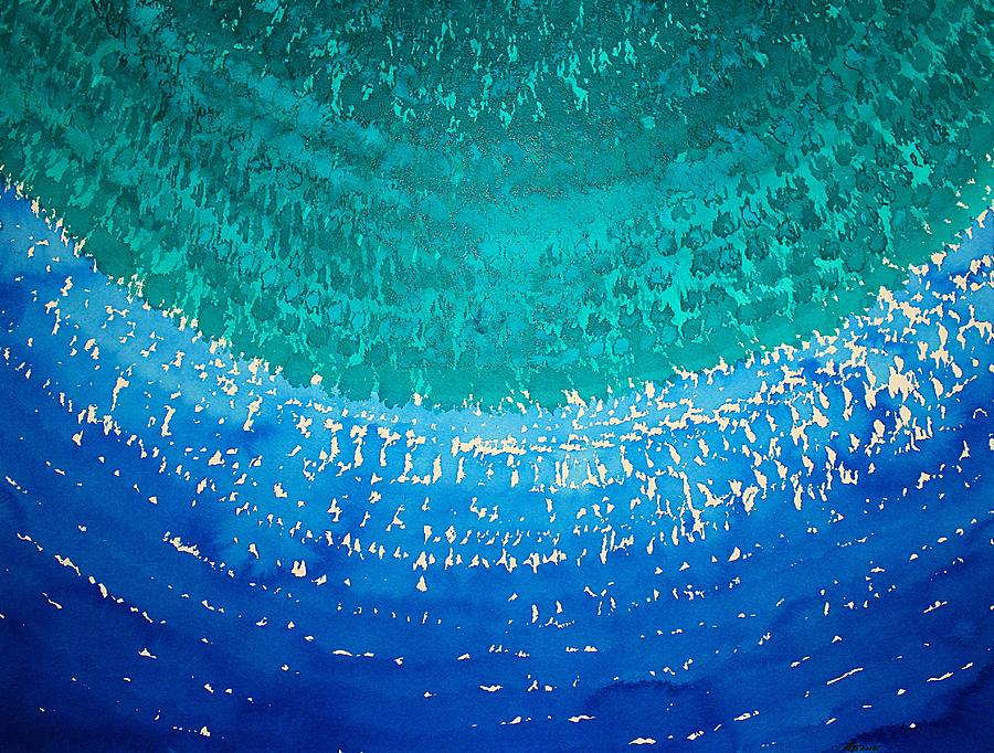 Ride the Wave original painting Painting by Sol Luckman