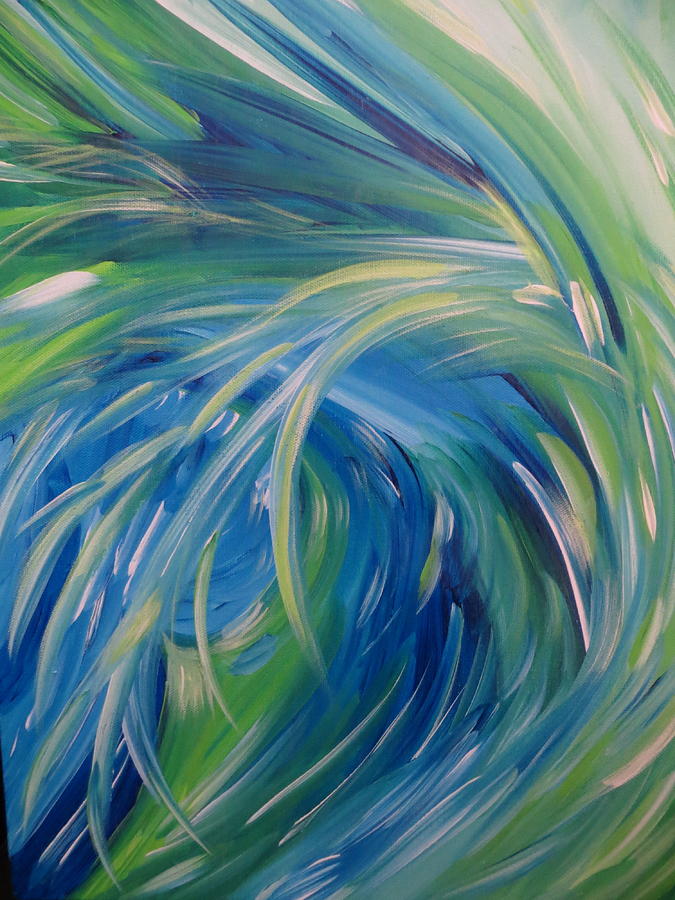 Ride The Wave  Painting by Soraya Silvestri