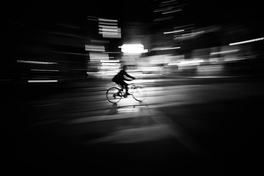 Black And White Photograph - Rider by Rui Caria