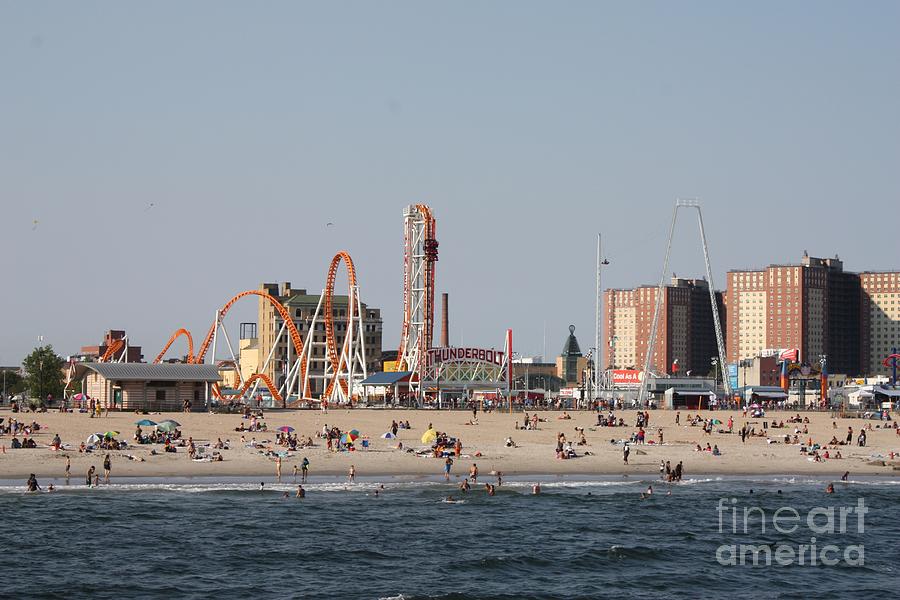Coney Island Rides Photograph by John Telfer