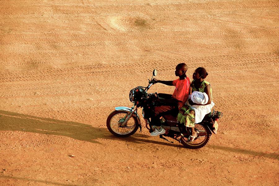 Riding A Motorbike Photograph by Mauro Fermariello/science Photo Library