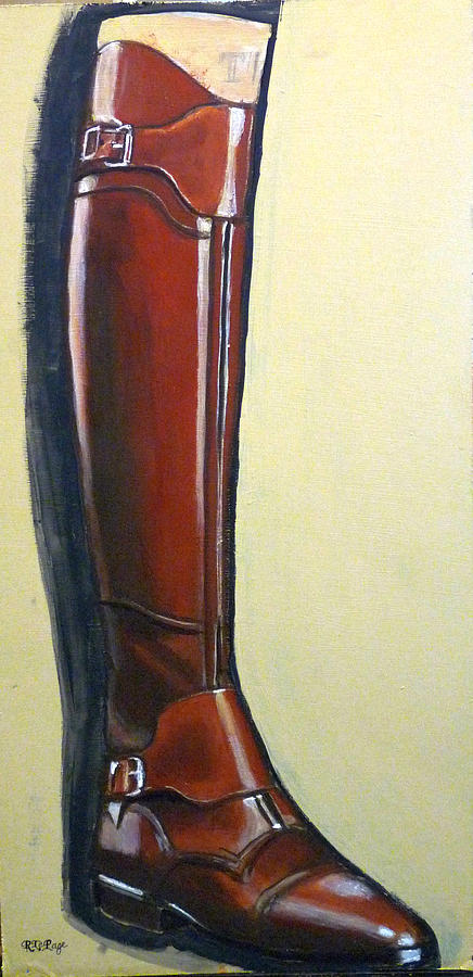 Riding Boot Painting by Richard Le Page