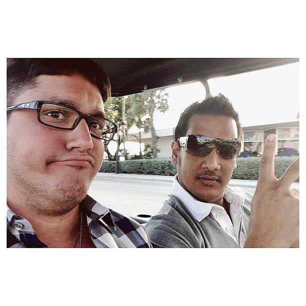 Afterlight Photograph - Riding Dirty In The Modified Golf Cart! by Joel Torres