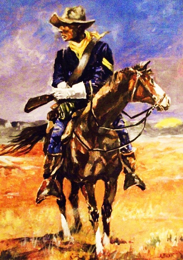 Riding Point  Painting by Al Brown