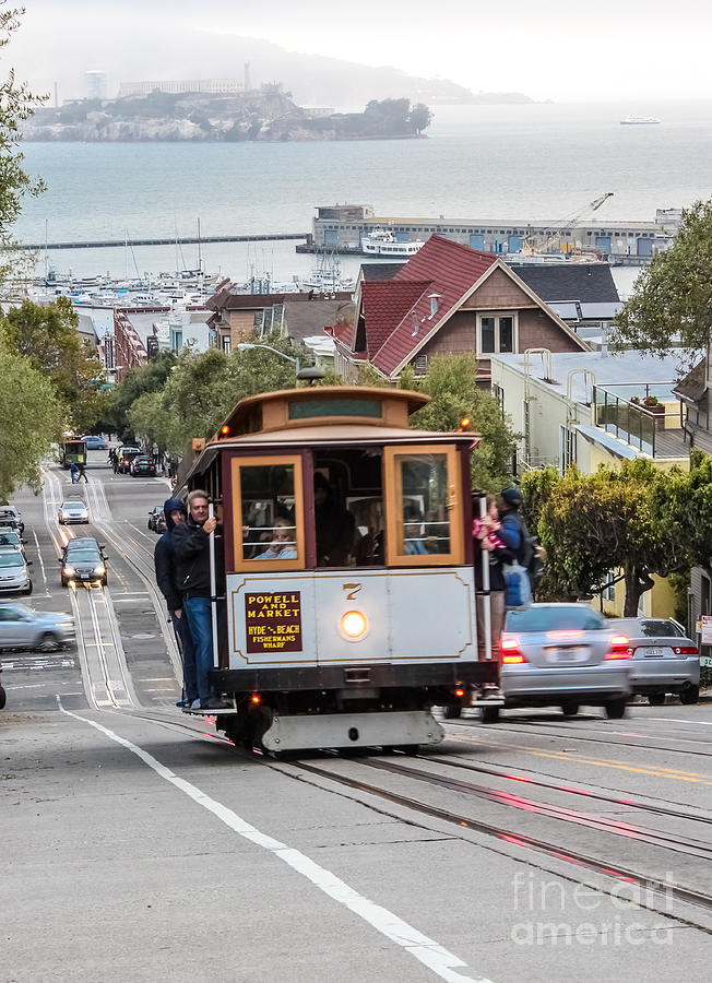 San Francisco Photograph - Riding The Hills by Suzanne Luft