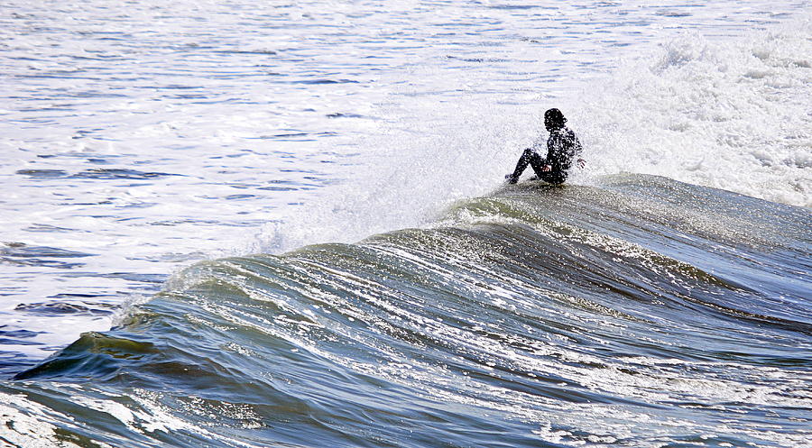 Riding the Wave Photograph by AJ  Schibig