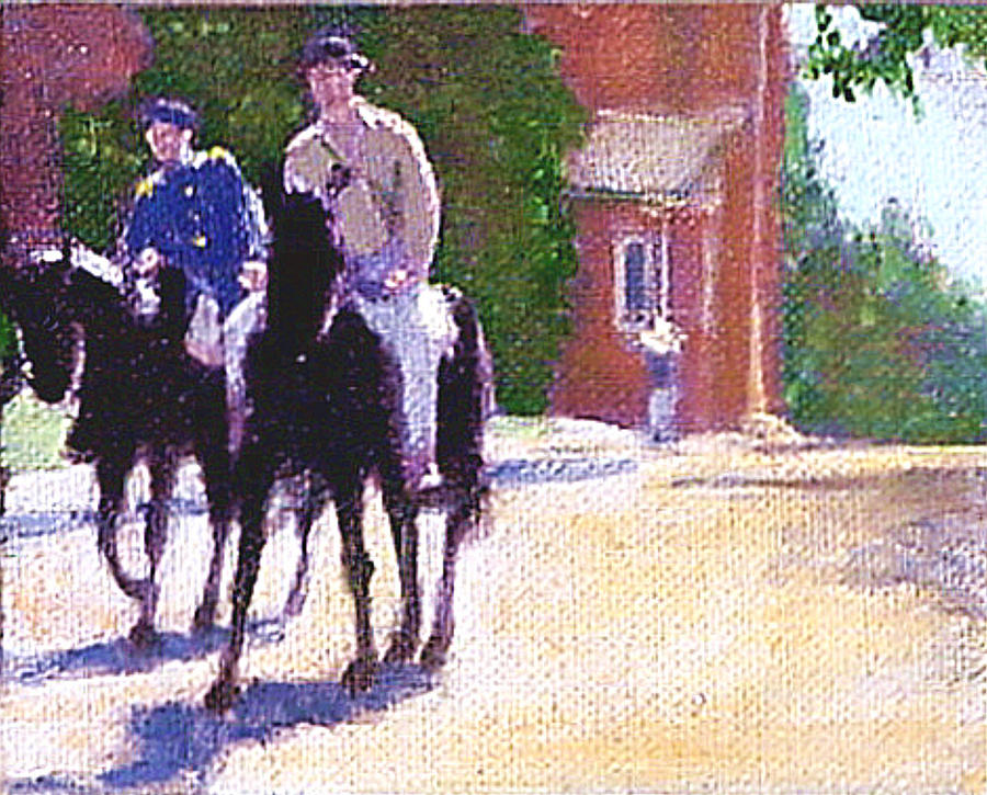 Riding Together Painting by David Zimmerman