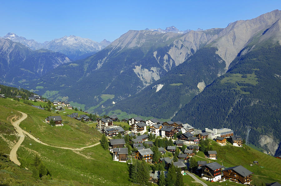 Mountain Photograph - Riederalp Valais Swiss Alps Switzerland by Matthias Hauser