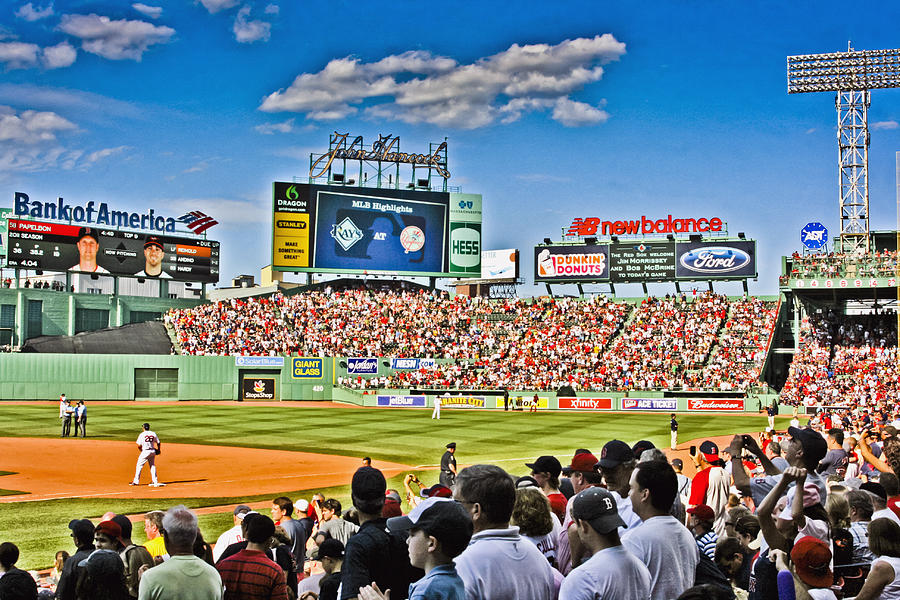 Boston Photograph - Right Field by Dennis Coates