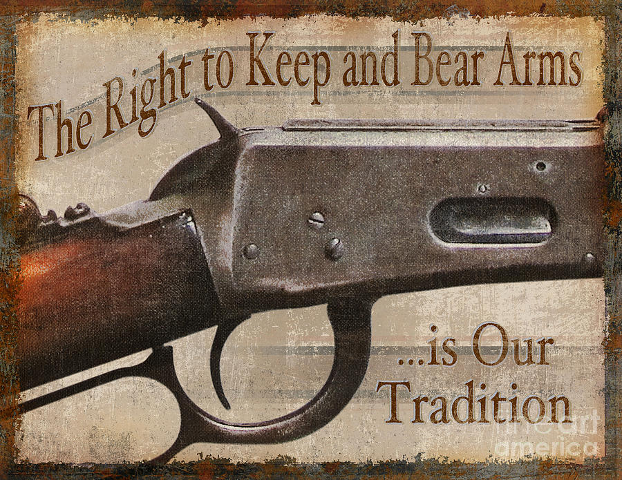 Right to bear arms Painting by JQ Licensing