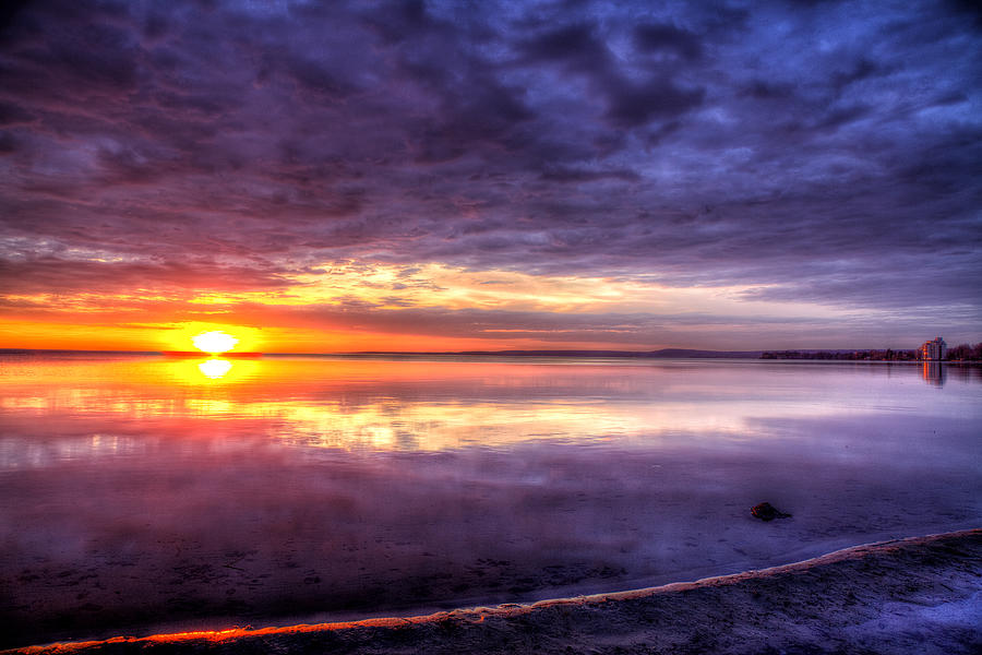 Sunset Photograph - Rim of Fire by Brian Boudreau Sunset Photograph - Rim of Fire by Brian Boudreau