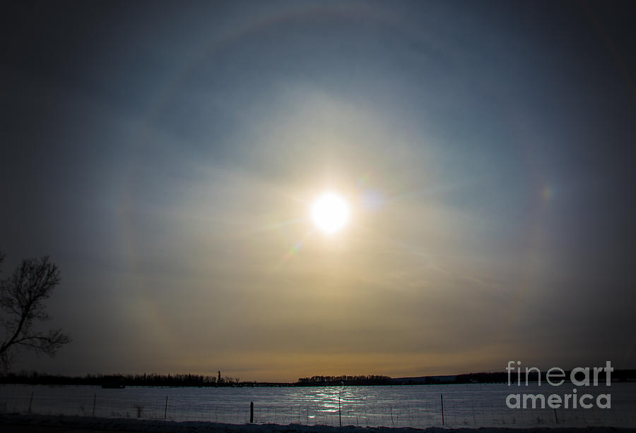 Ring Around the Sun Photograph by Cheryl Baxter