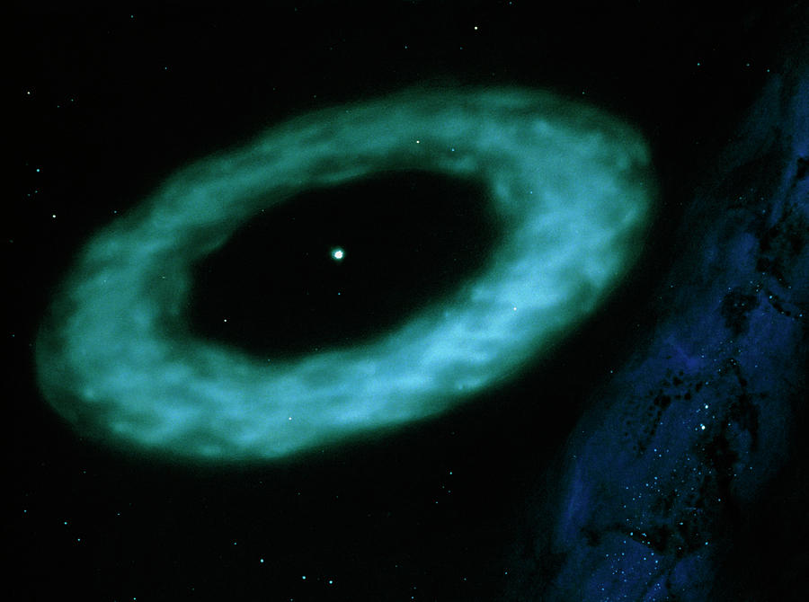 Ring Of Material Around The Star Vega Photograph by Nasa/science Photo Library