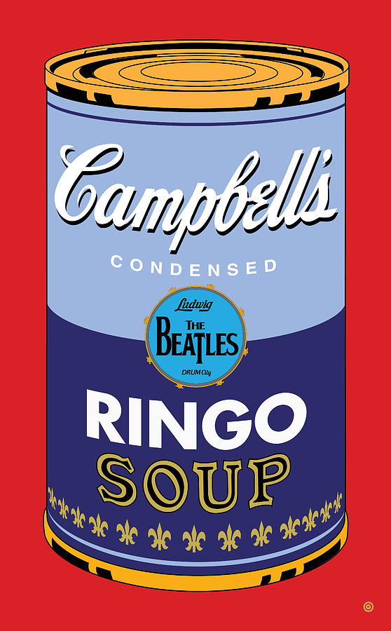 Typography Digital Art - Ringo by Gary Grayson