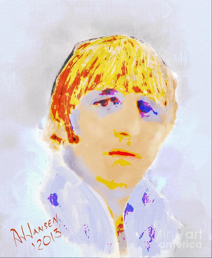 Ringo Starr Digital Art by Arne Hansen