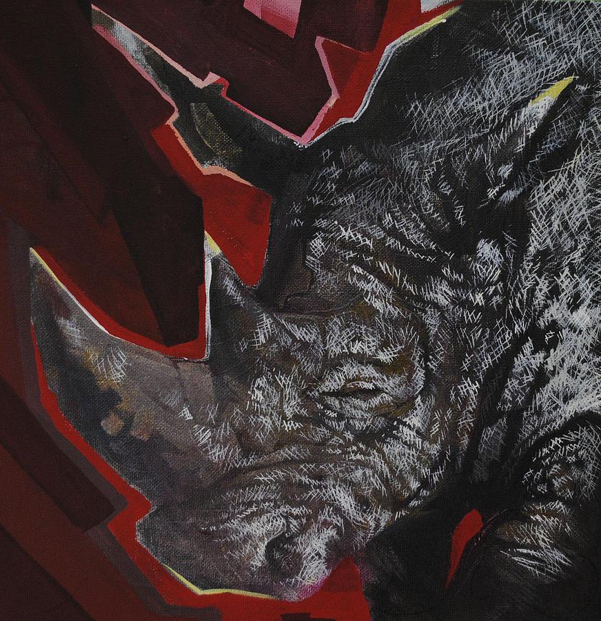 Rino Painting by Johan Van Staden - Fine Art America