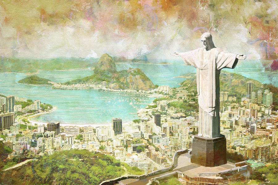 Santa Ana Painting - Rio de Janeiro by Catf