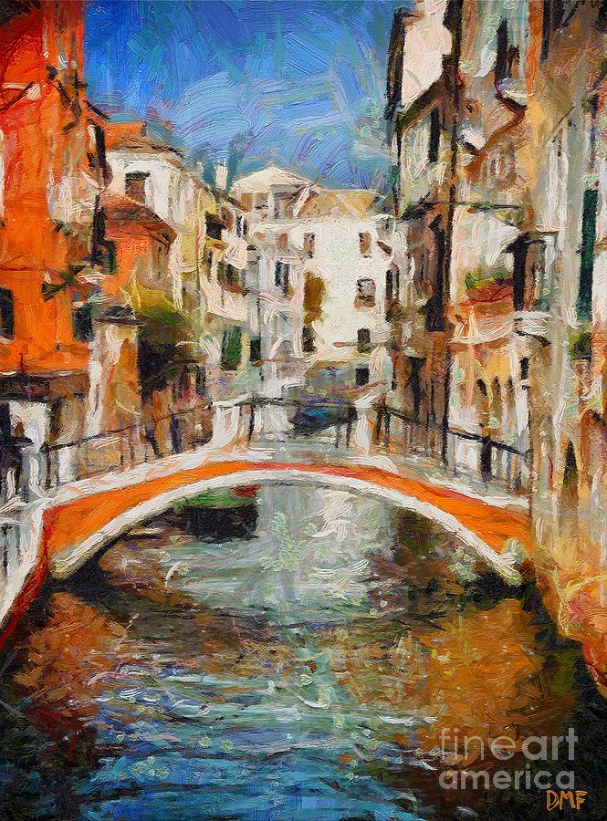 Rio Marin Canal Painting by Dragica  Micki Fortuna