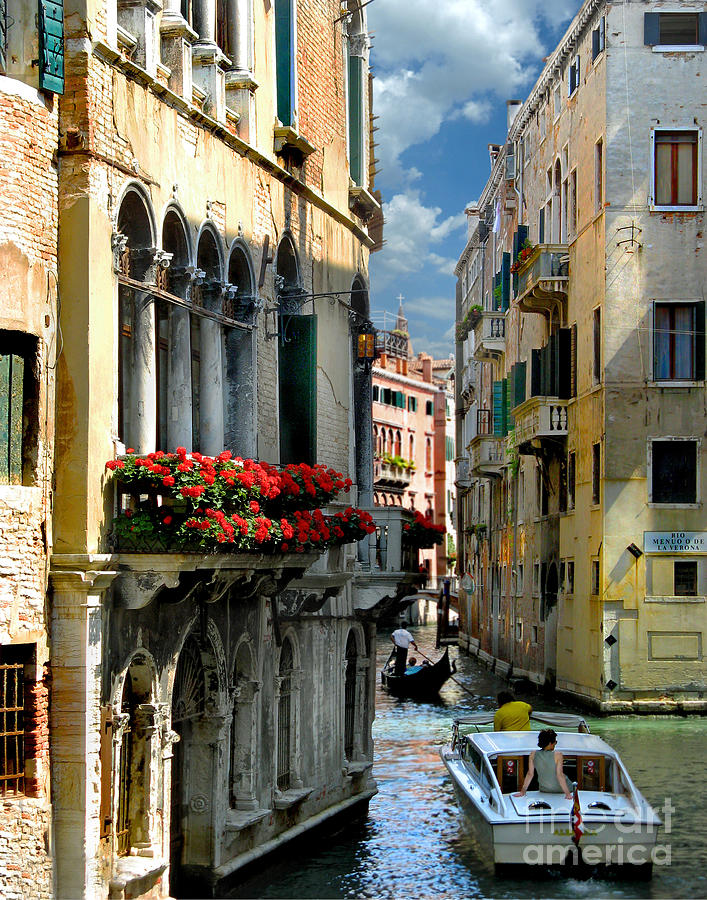 Rio Menuo O De La Verona. Venice Photograph by Jennie Breeze