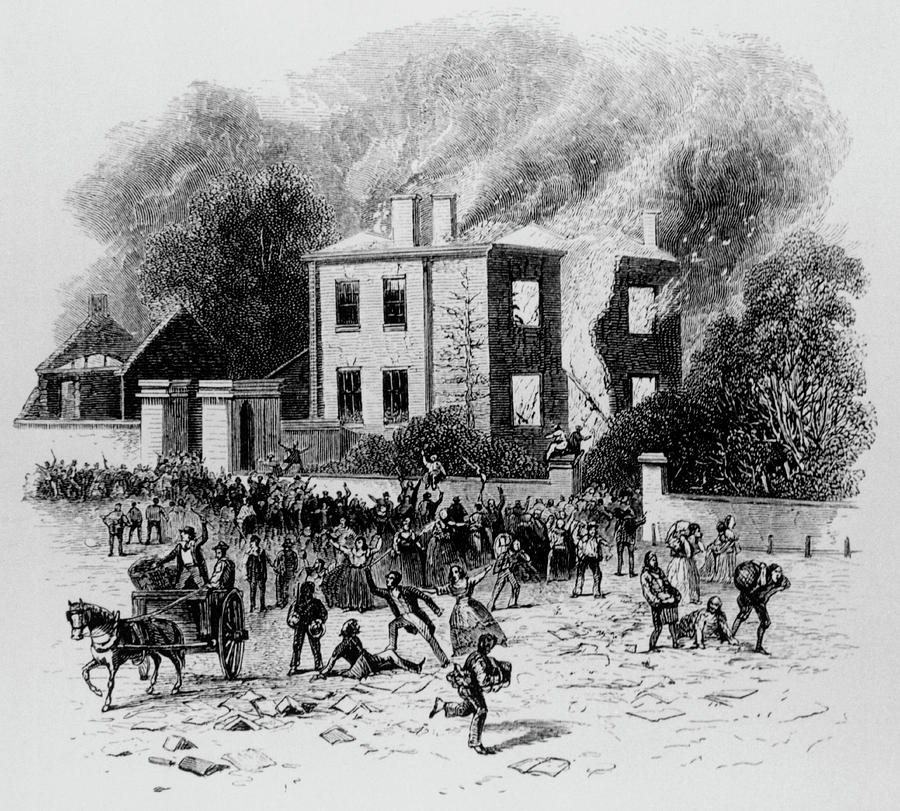Rioters Burn House Of Joseph Priestley Photograph by Science Photo Library