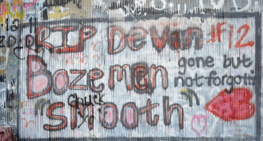 RIP Devan Bozeman Smooth -graffiti Photograph by Roy Erickson - Pixels