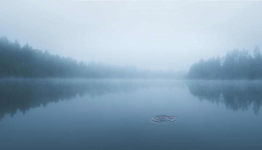Landscape Photograph - Ripple In The Water by Christian Lindsten