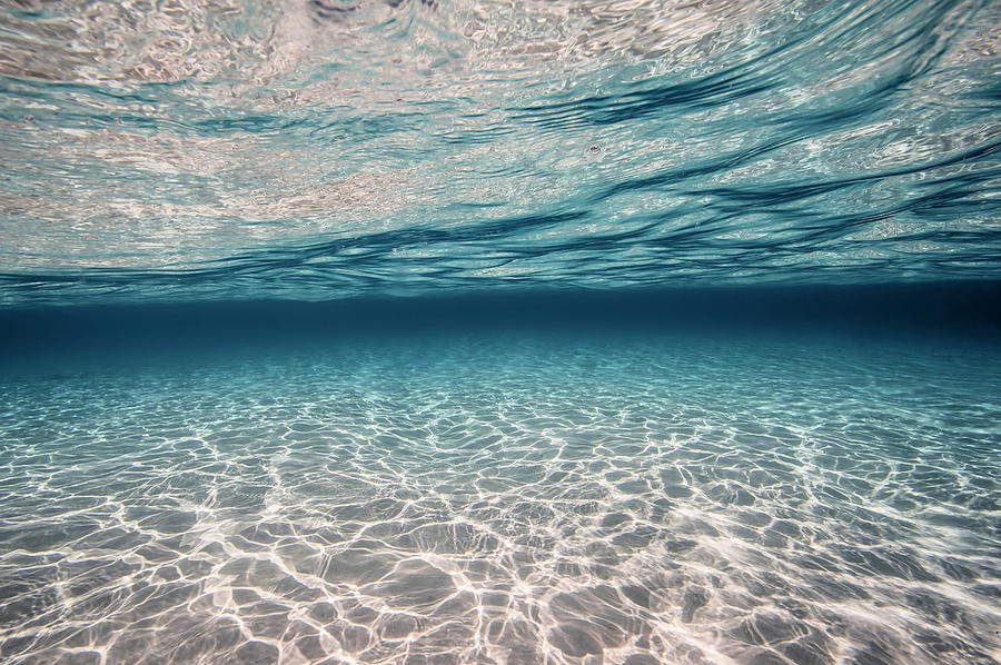 Rippled Water And Sunlight Shine In An Photograph by David Doubilet