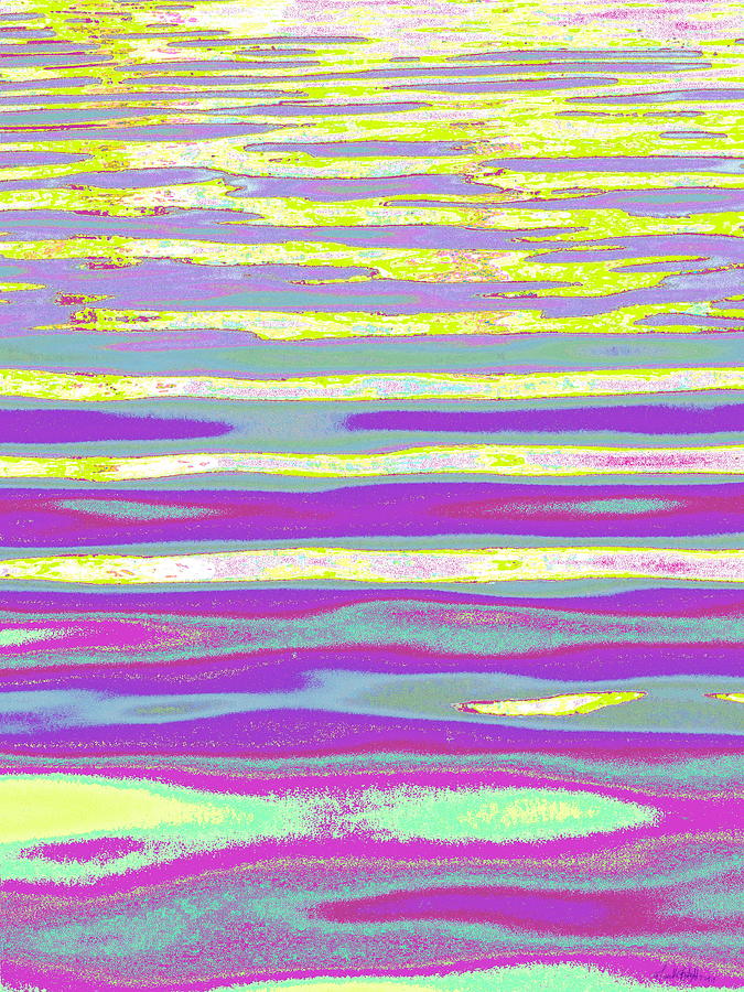 Ripples and Reflection Four Digital Art by Priscilla Batzell Expressionist Art Studio Gallery