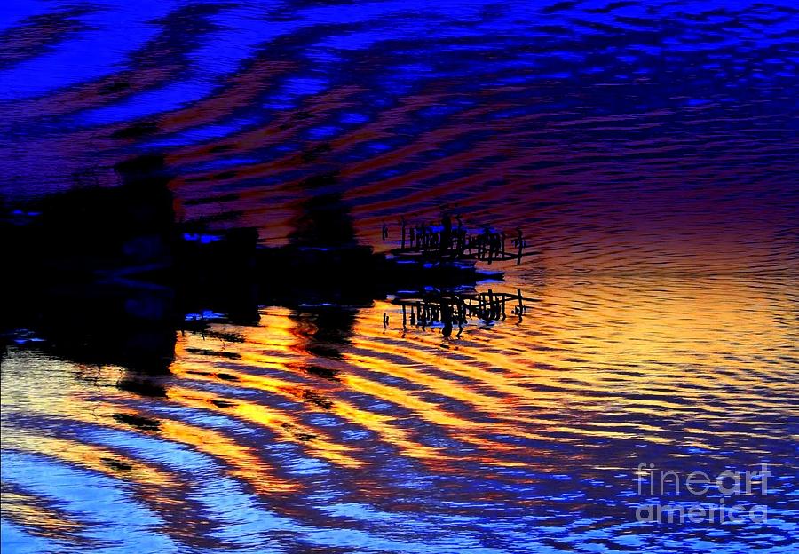 Ripples Photograph - Ripples and reflection by JCYoung MacroXscape Ripples Photograph - Ripples and reflection by JCYoung MacroXscape
