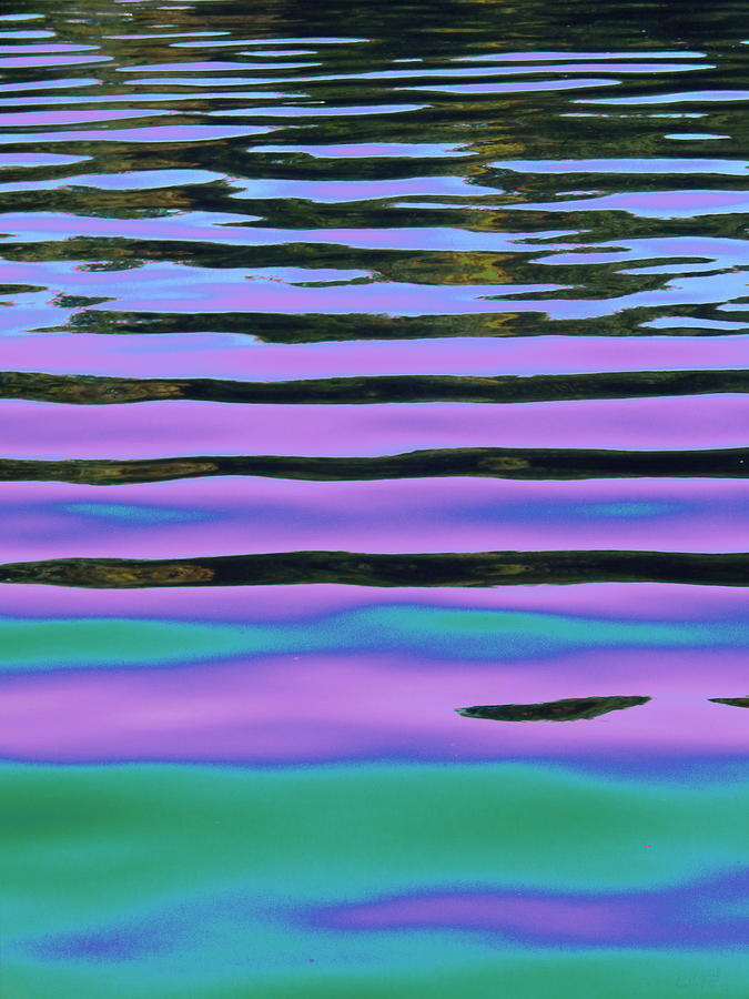 Ripples and Reflection One  Digital Art by Priscilla Batzell Expressionist Art Studio Gallery