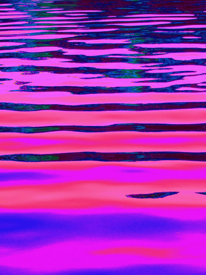Ripples and Reflection Two Digital Art by Priscilla Batzell Expressionist Art Studio Gallery
