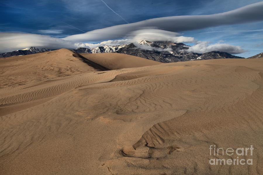 Ripples Dunes And Clouds Photograph by Adam Jewell