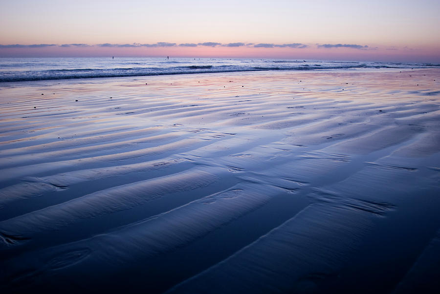 Ripples In The Wet Sand On A Beach Photograph by Karsten Moran - Fine ...