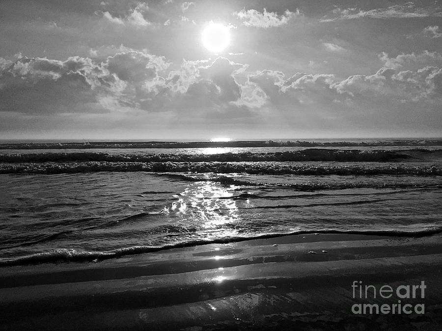 Black And White Photograph - Ripples by M West